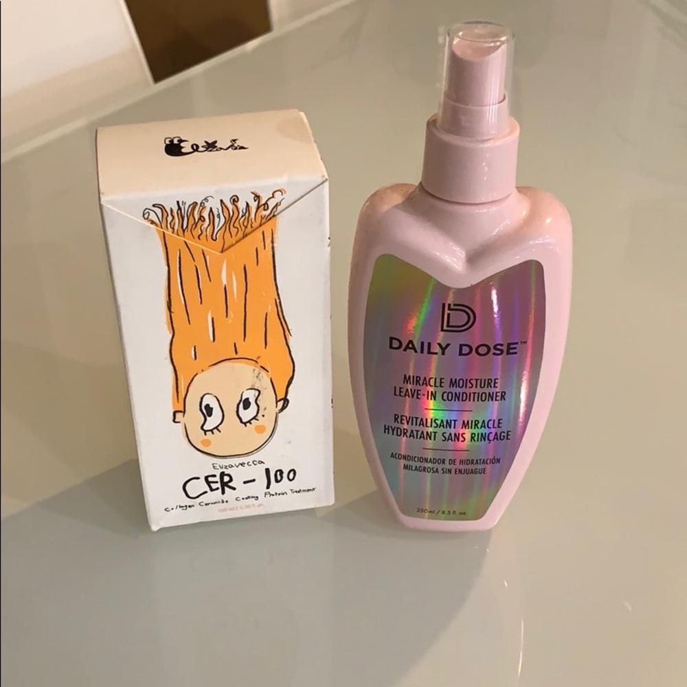 Protein treatment and leave-in conditioner